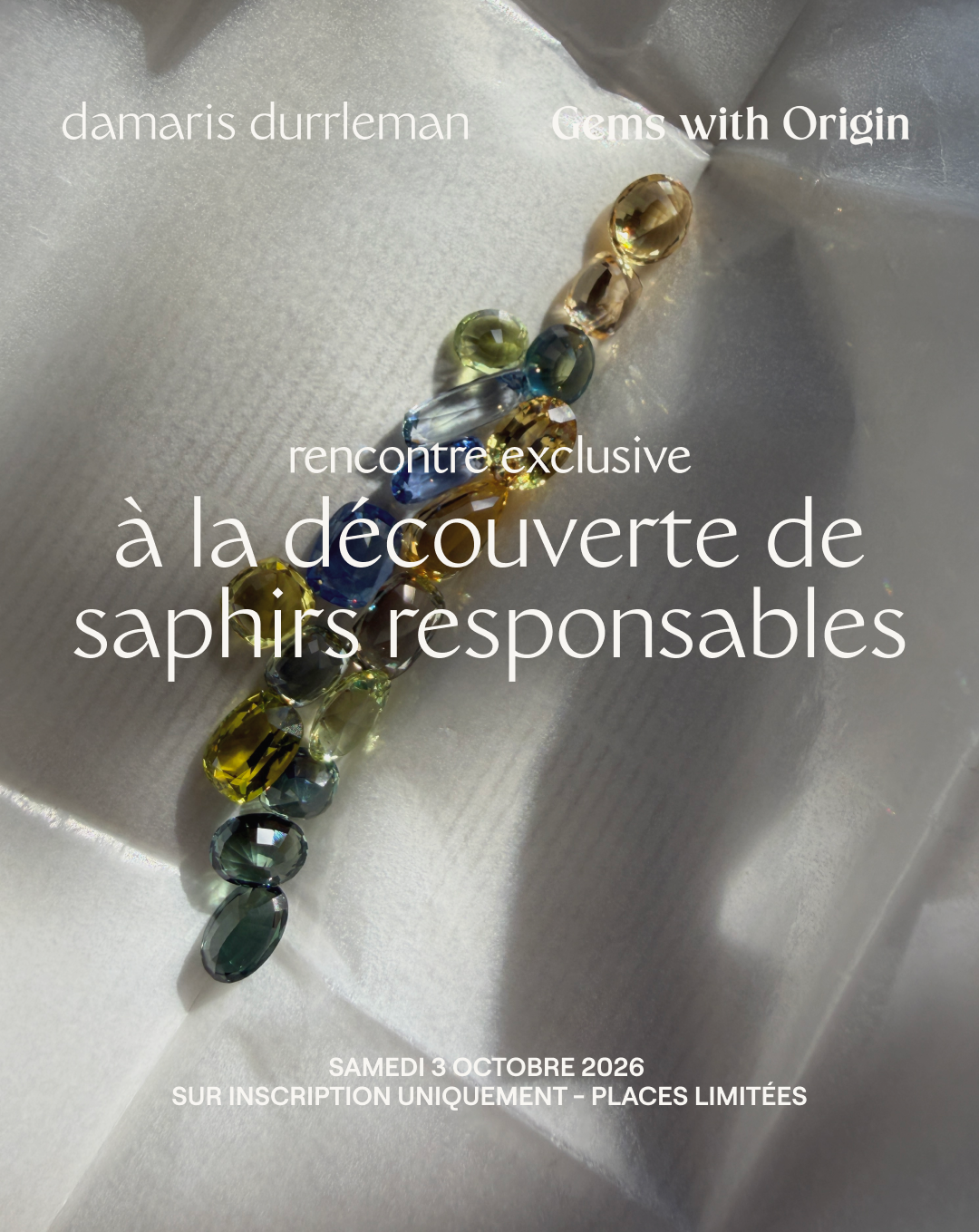 Atelier découverte de saphirs responsables
