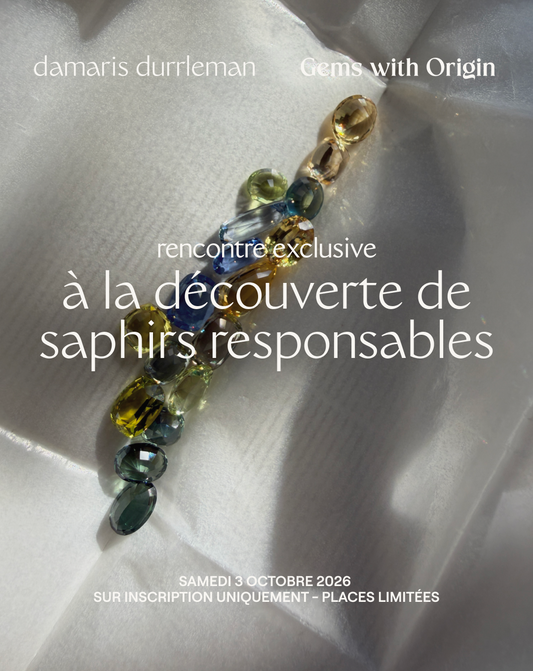 Atelier découverte de saphirs responsables